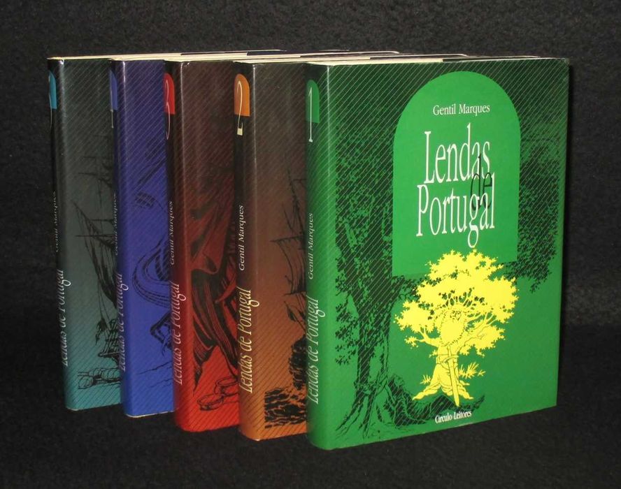 Livros Lendas de Portugal Gentil Marques 5 Volumes Completa