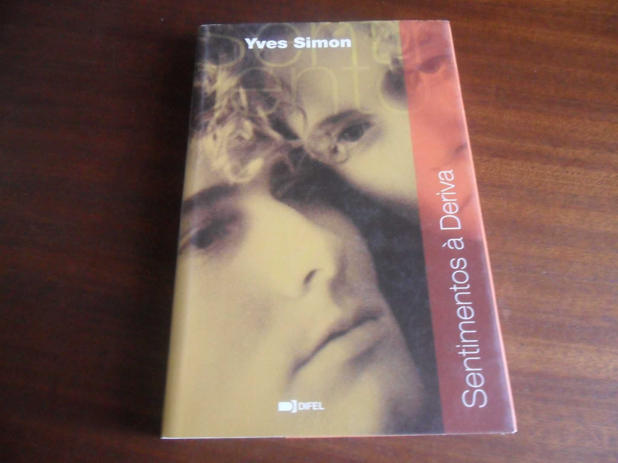 "Sentimentos à Deriva" de Yves Simon - 2ª Edição de 2004