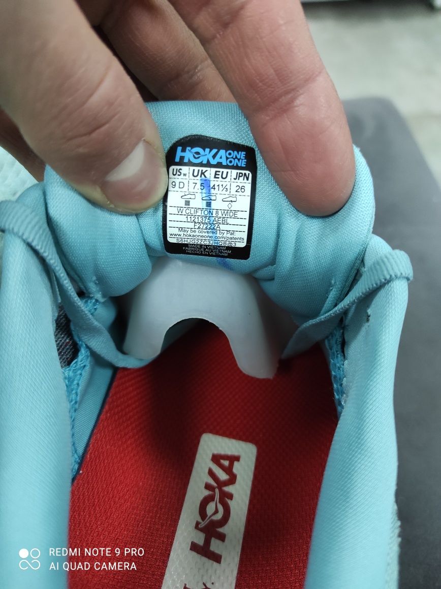ОРИГІНАЛ 100% Кросівки Hoka One One W Clifton 8 1121375 41