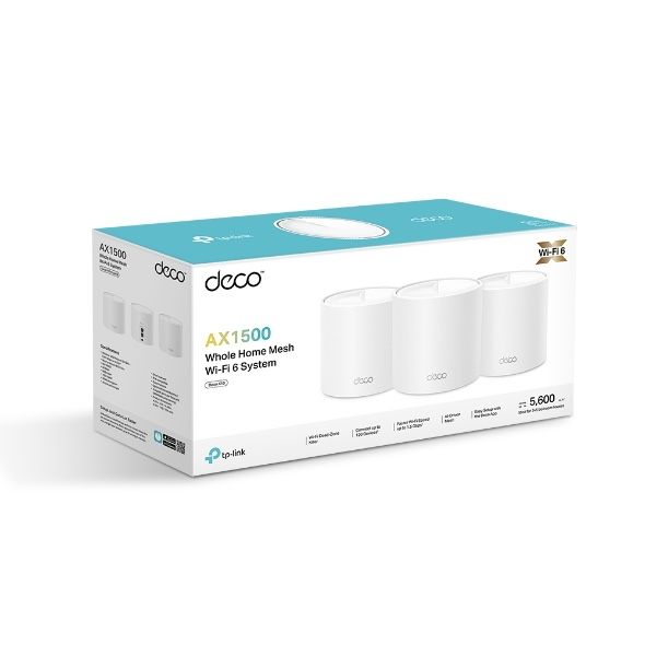 TP-Link Deco X10 X1500 Mesh Wi-Fi 6 (3 units)64552304382849121
