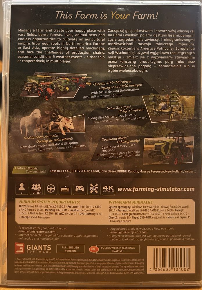 Farming Simulator 2025 Wersja PC + Digital Download