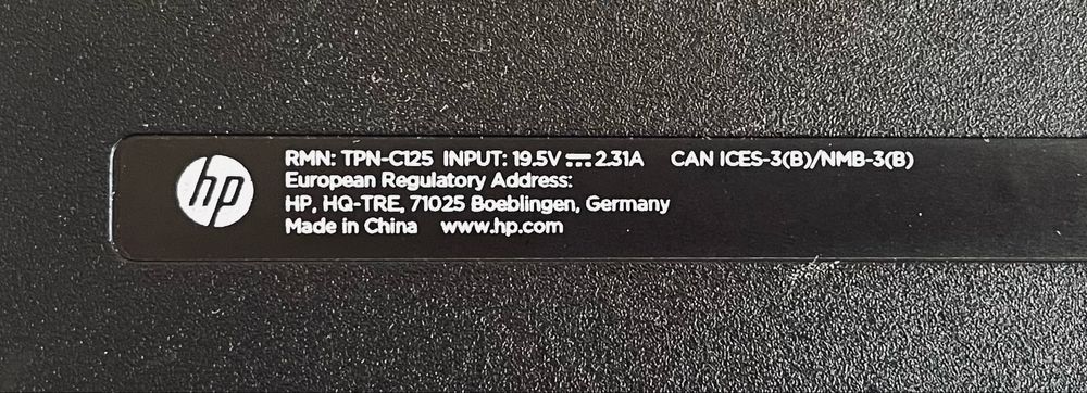 Корпус HP 255 (TPN-C125)