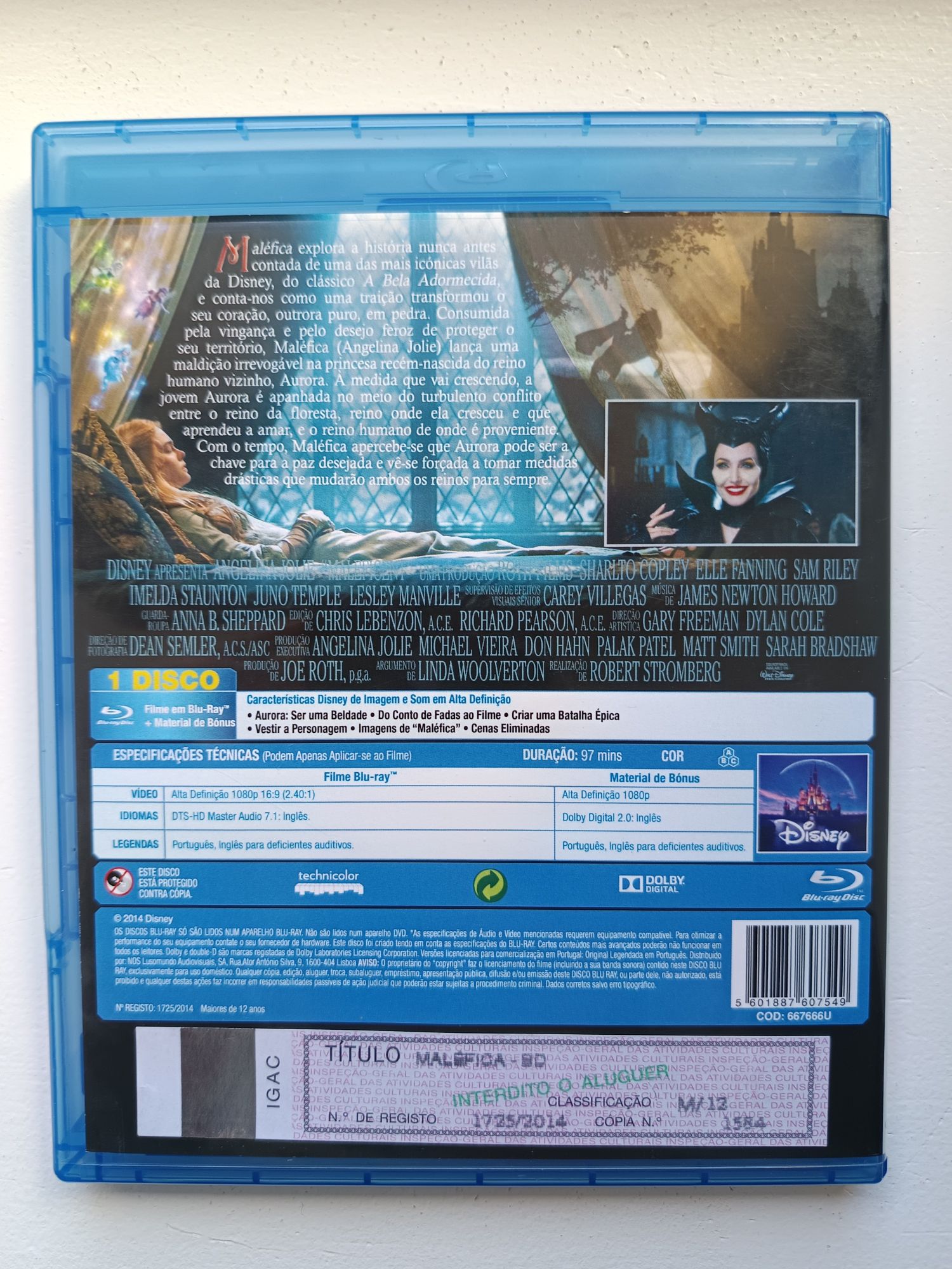 Blu-ray maléfica