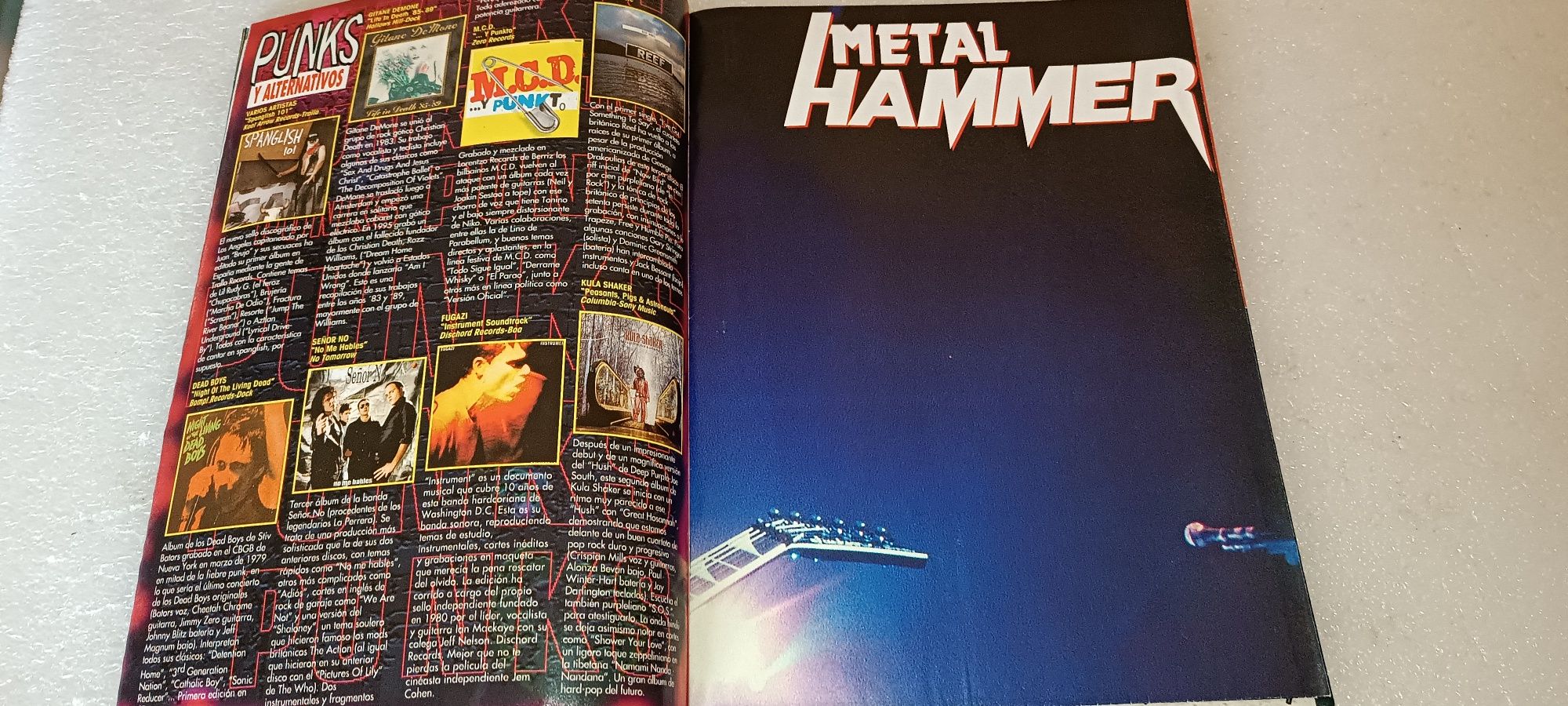 Antiga revista Metal Hammer Heavy Rock música nr.139