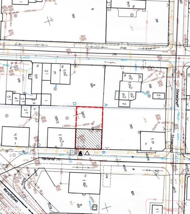 Działka budowlana w zabudowie pierzejowej z warunkami zabudowy