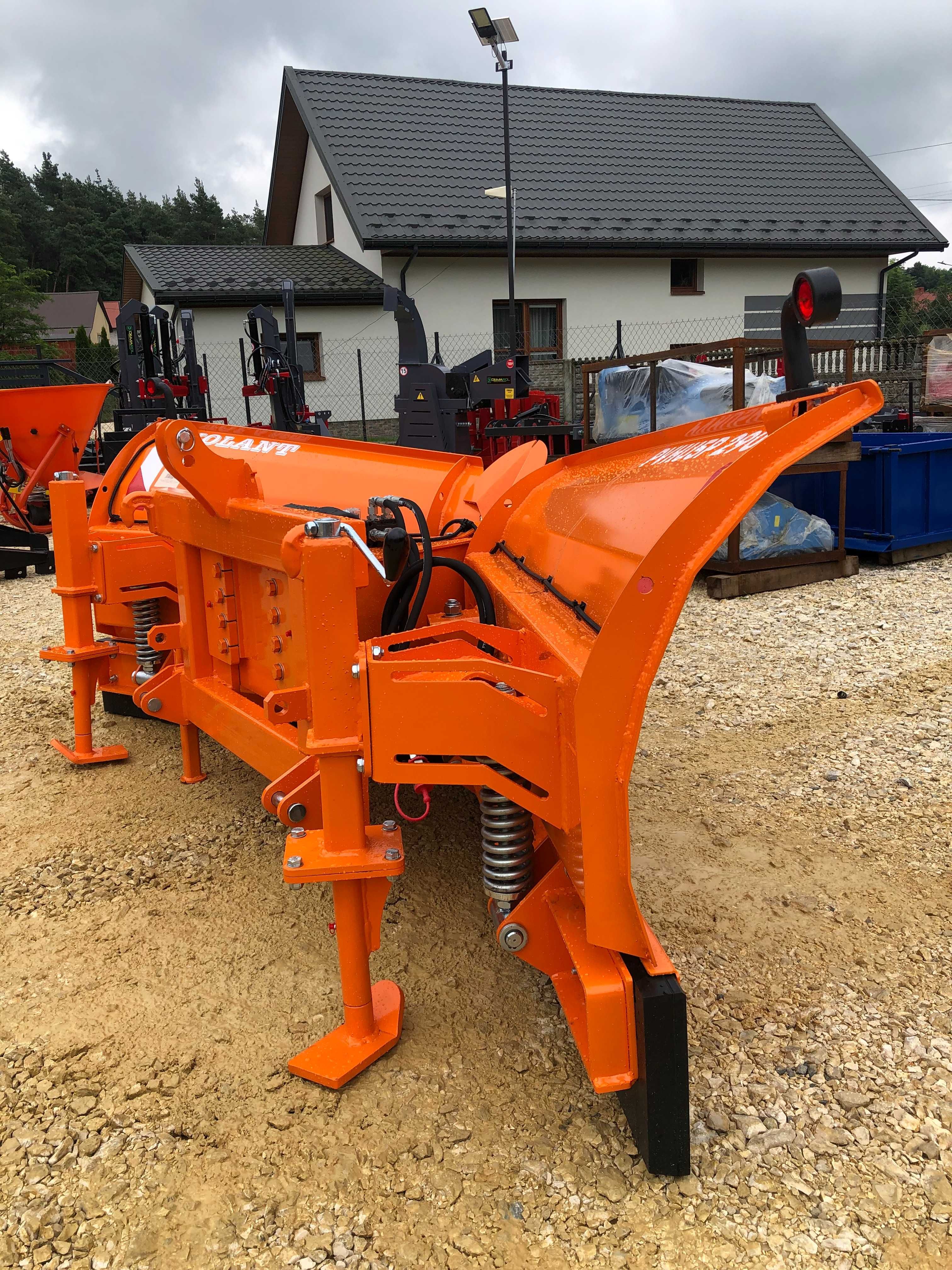 Nowy solidny pług do śniegu hydrauliczny VOLANT gwarancja