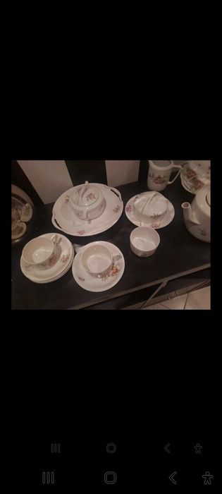 Serviço de chá porcelana antiga