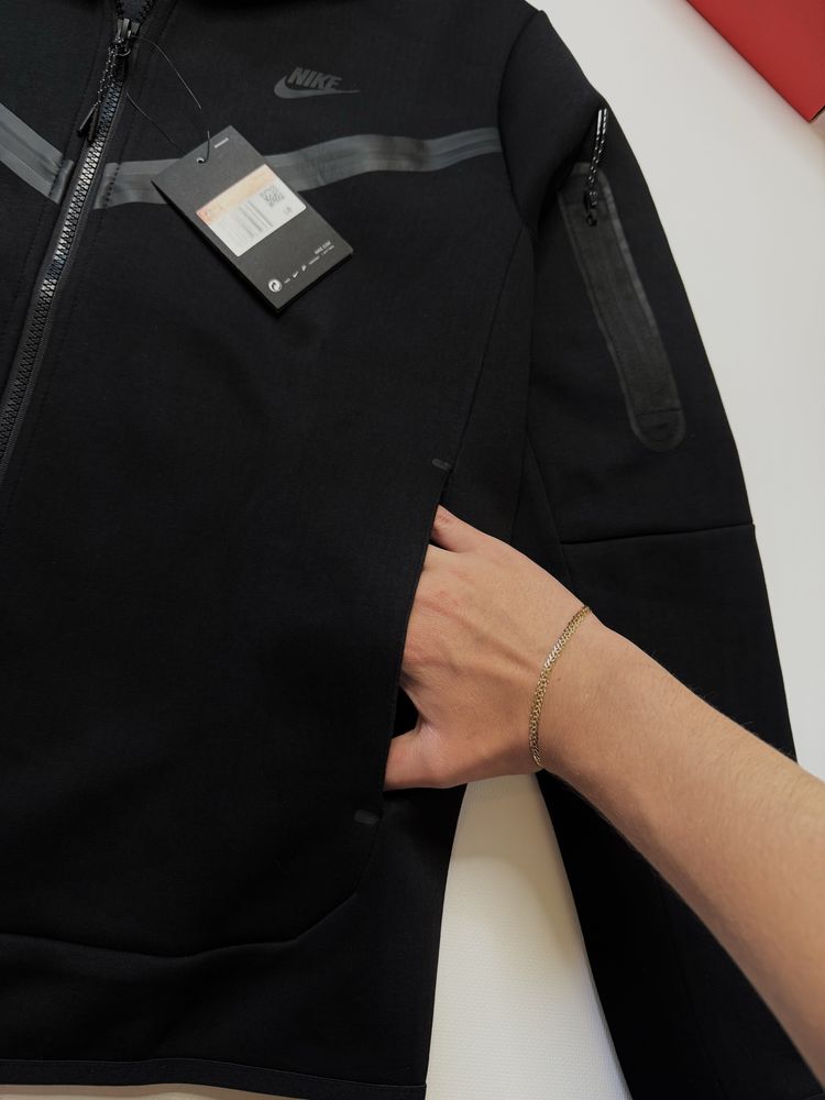 Nike Tech Fleece чорний, теч флис чорний, теч фліс, найк теч