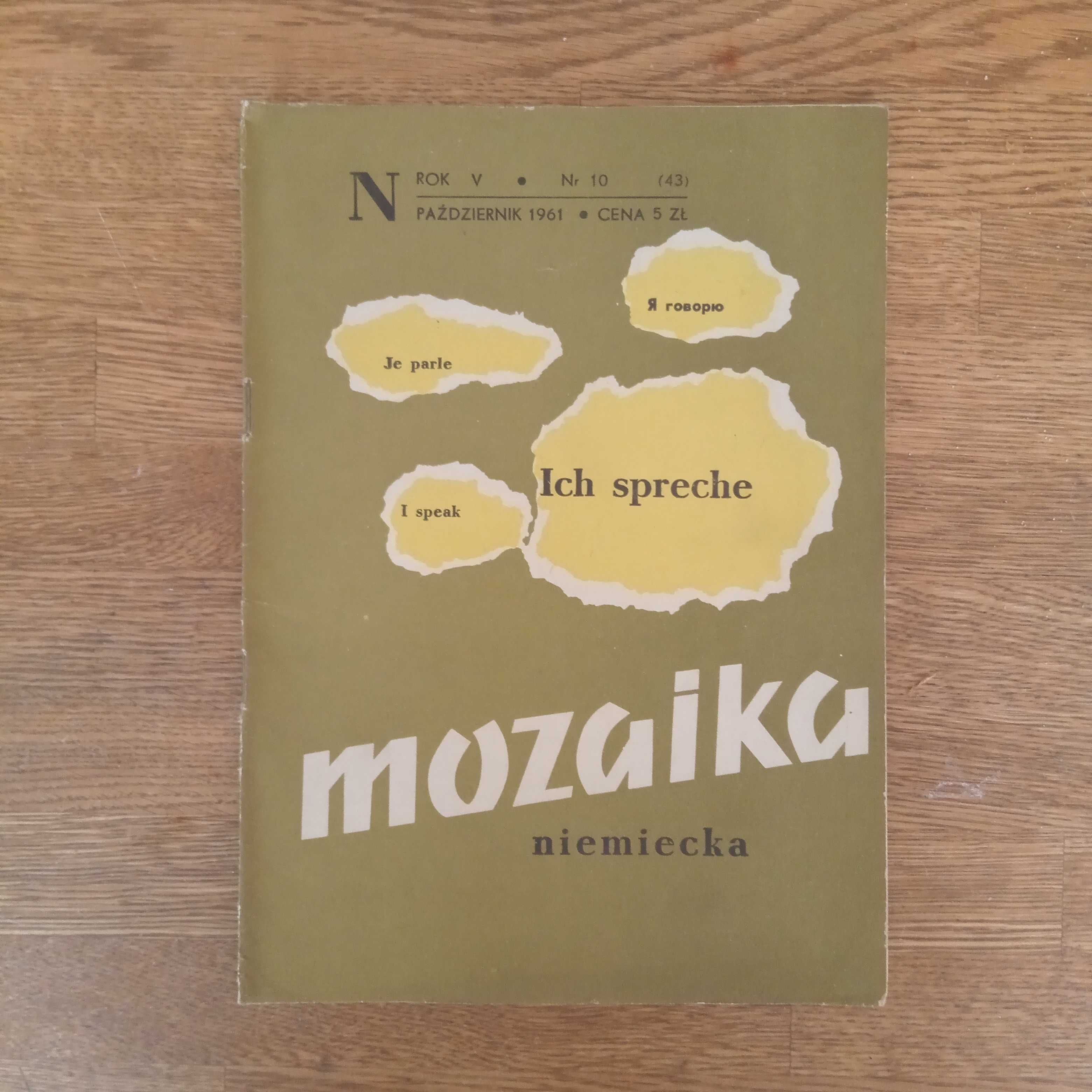 Mozaika niemiecka numer 10 1961 i inne