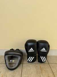 Luvas de Boxe + Capacete