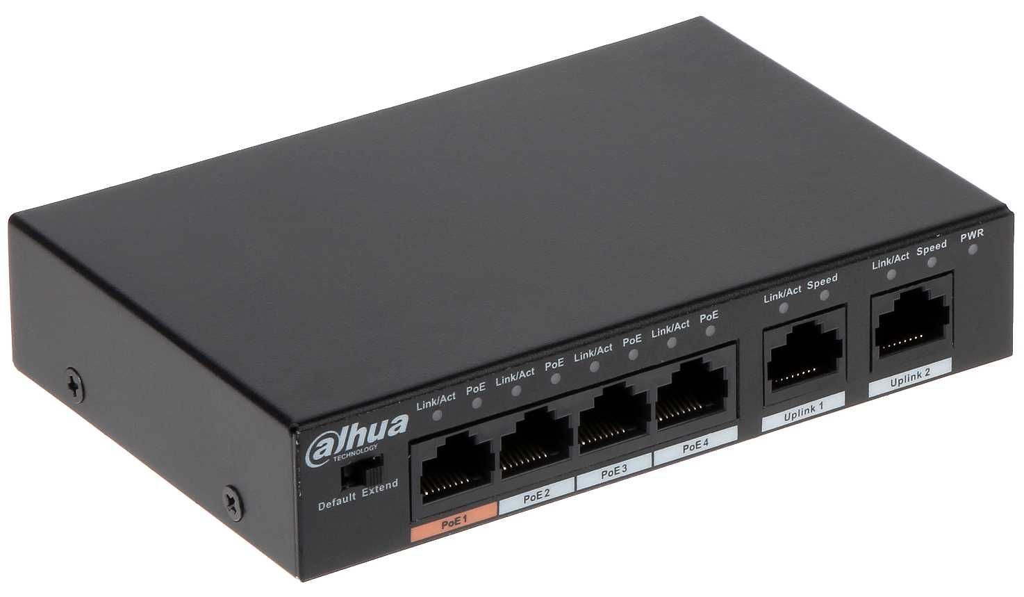 Switch POE Dahua PFS3006-4ET-60-V2