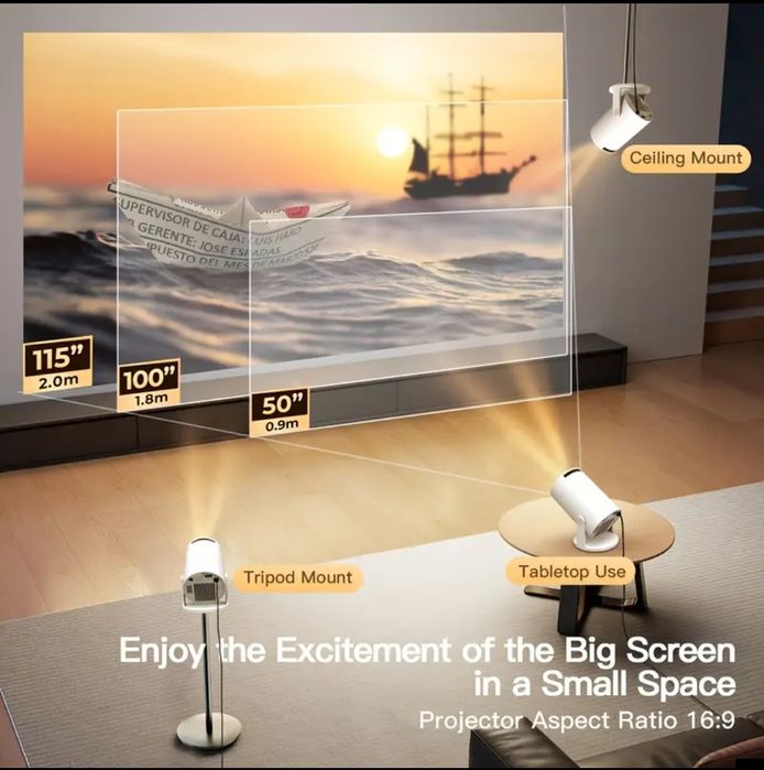 Мини-проектор HY300PRO