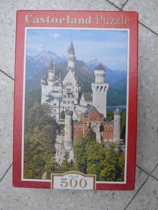 Puzzle. 500 elementów. Zamek Neuschwanstein. Bawaria. Niemcy