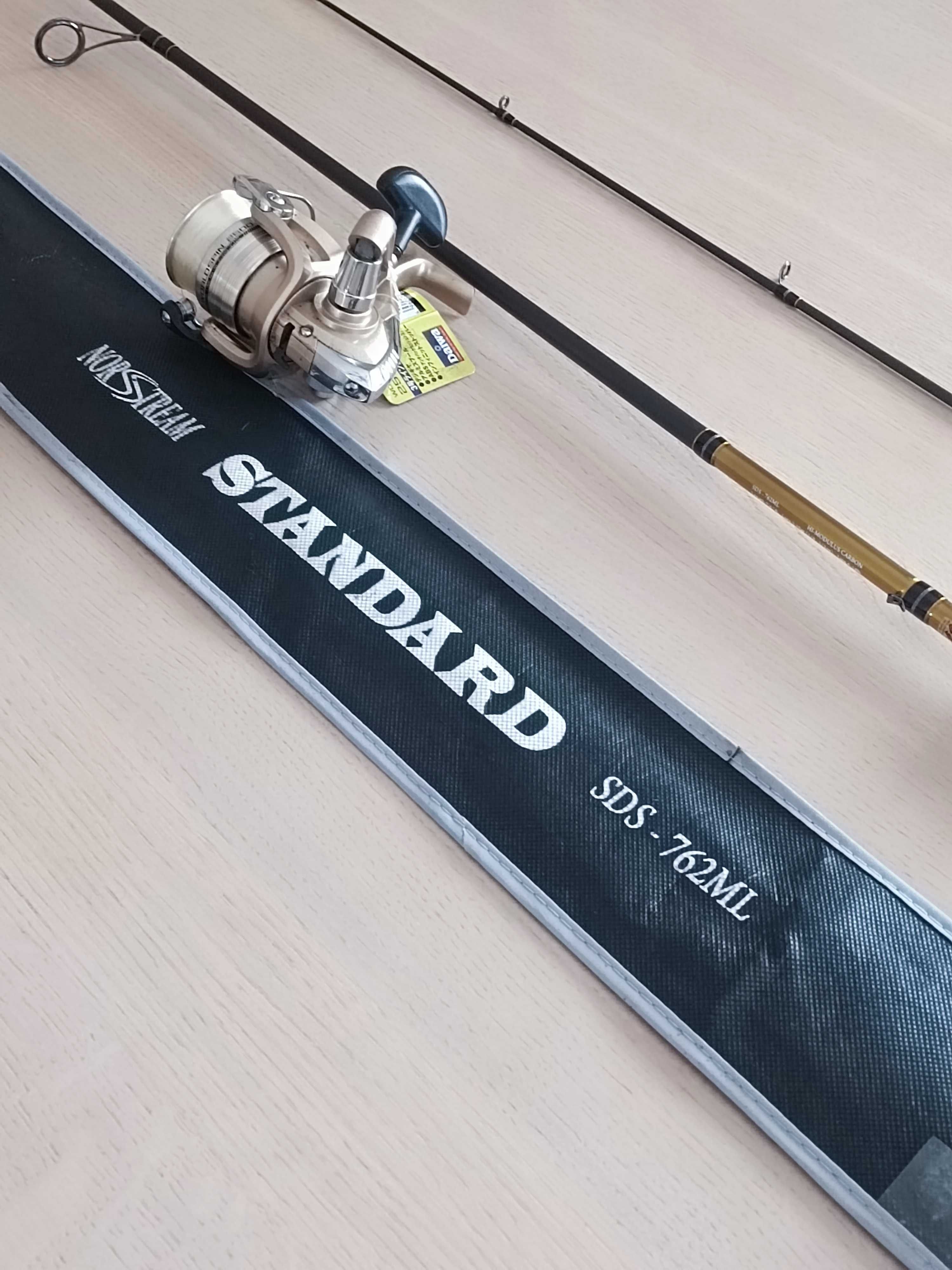 Спиннинг Norstream SDS 762ML Standart и катушка Daiwa 2500 с леской