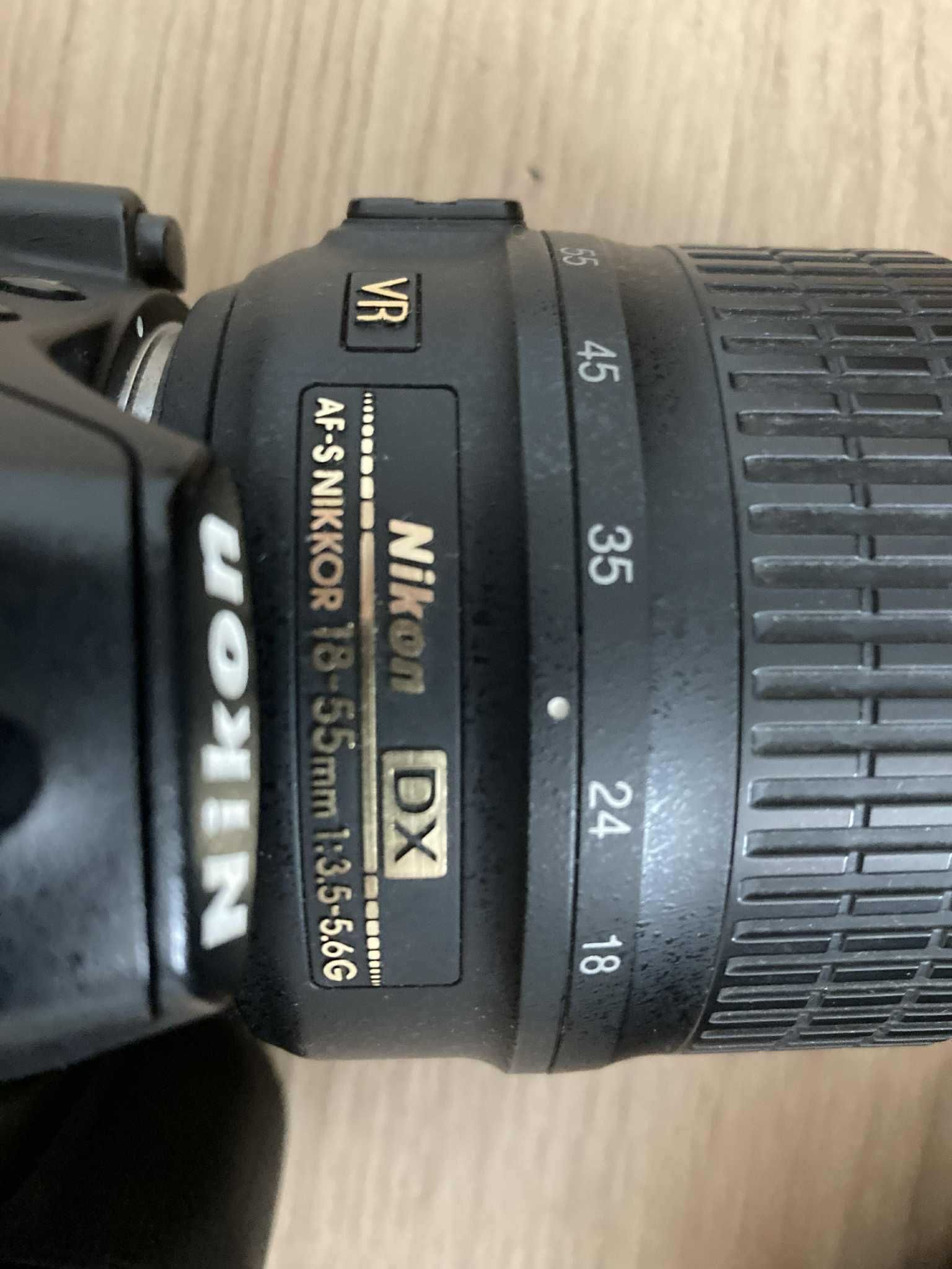 Nikon D3100 - cały zestaw - 100% sprawny - idealny