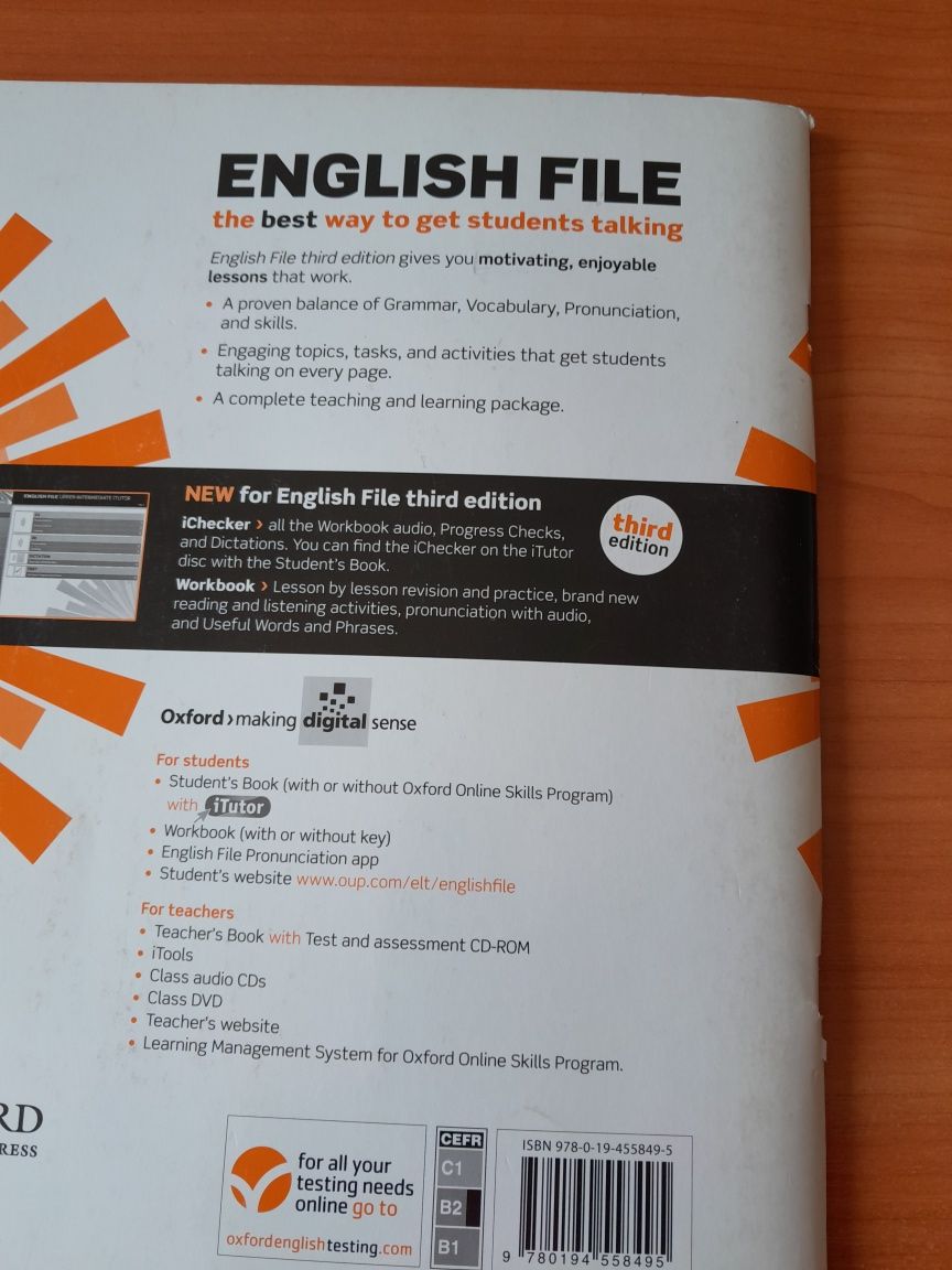 English File. 3rd edition. Upper-Intermediate. Workbook without key