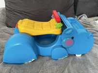 Jeździk pchacz fisher price hipcio hipopotam