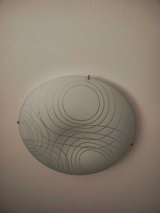 Plafon lampa Ikea Calypso koła 50 cm-3 żarówki