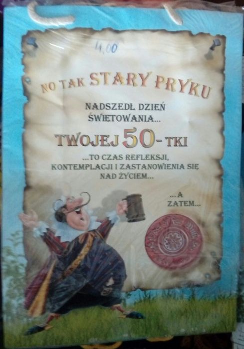 NOWE! Torebki prezentowe 50 lat