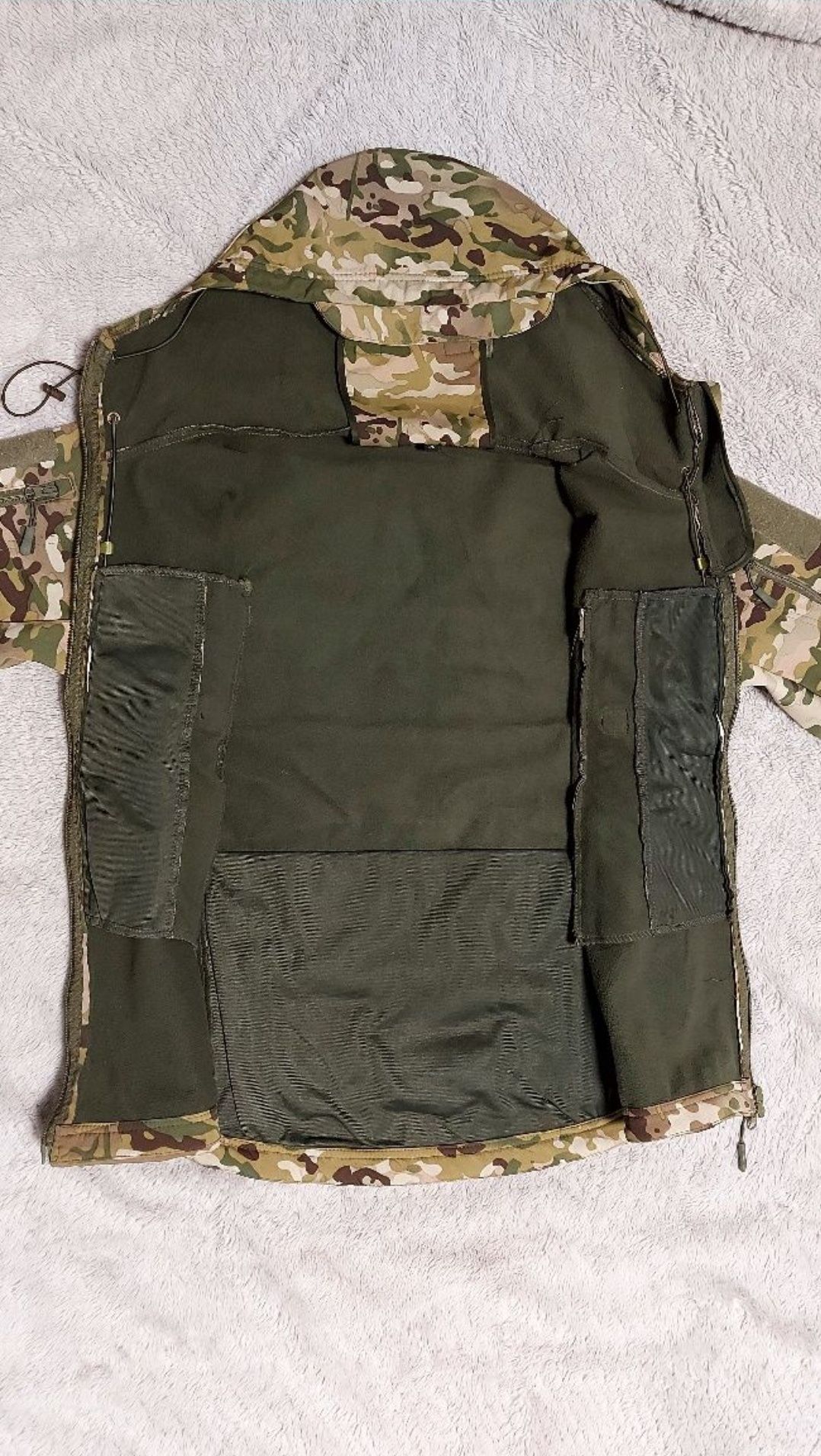 Куртка тачтическая soft shell тактична флісова софтшел мультикам