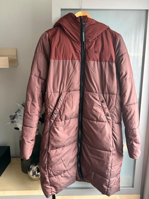 Długa kurtka pikowana Raw