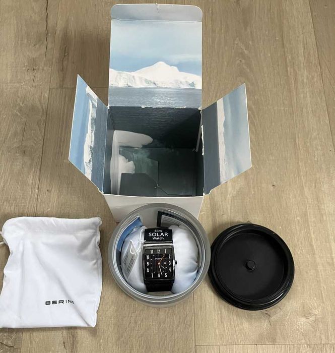 Bering Solar Classic Sapphire męski zegarek SOLARNY