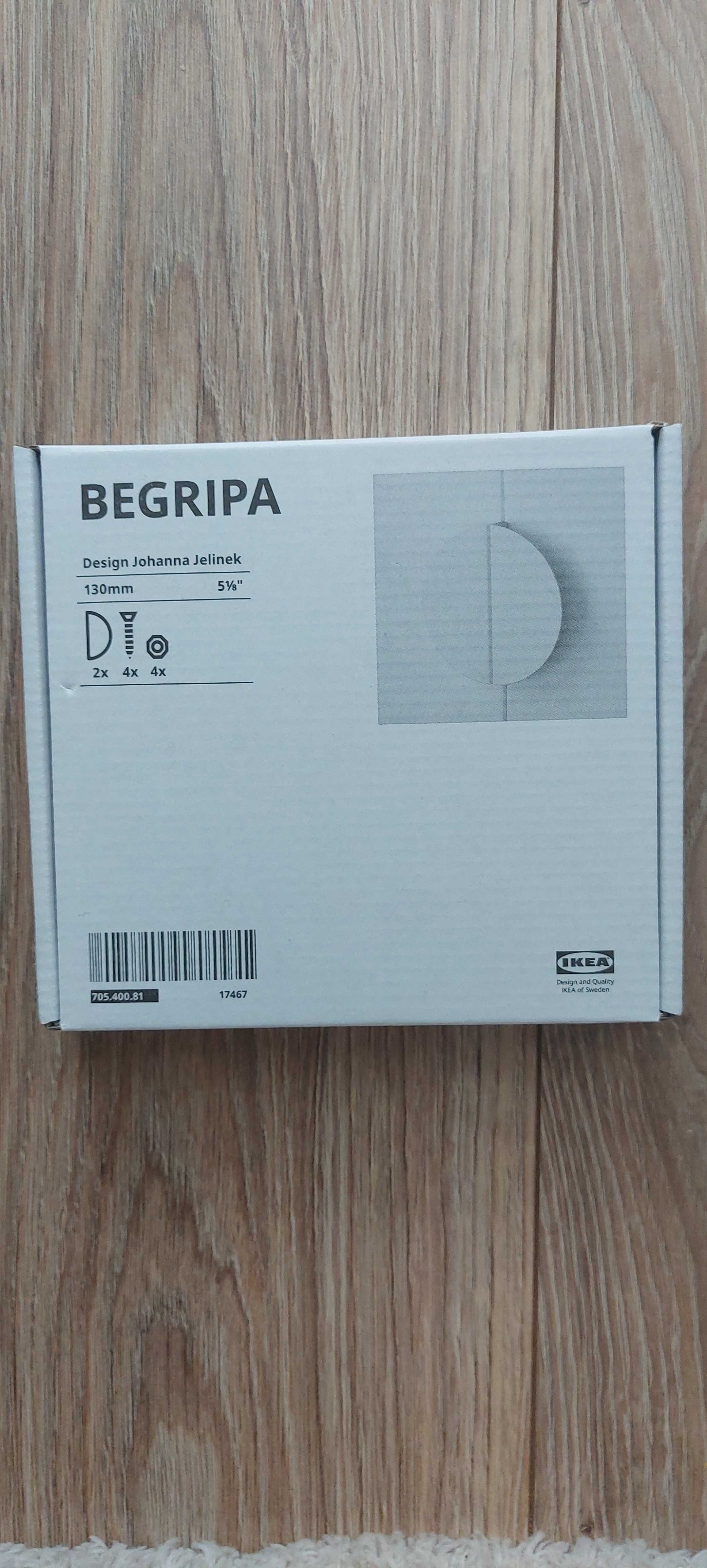 IKEA BEGRIPA
Uchwyt, biały/półokrągła, 130 mm