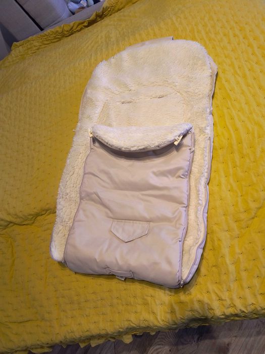 Wełniany śpiwór wózek , sanki ,bdb Kutnik