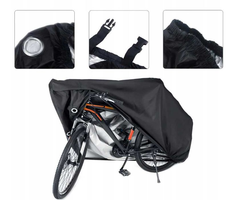Duży wodoodporny pokrowiec ETUI na rower motocykl skuter 210x110x85 cm