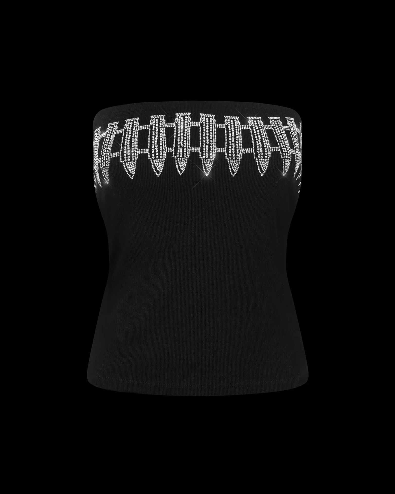 Suit Named Collective Mirco Hotpant Shorts & Tube Top | Black & Camo