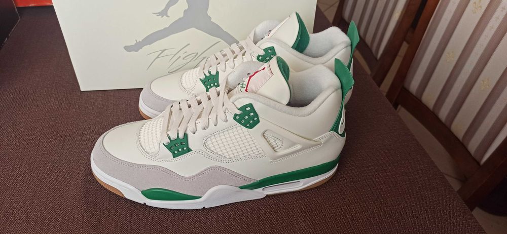 (r. Eur 45,5) Nike Jordan 4 Retro SB Pine Green DR5415,-103