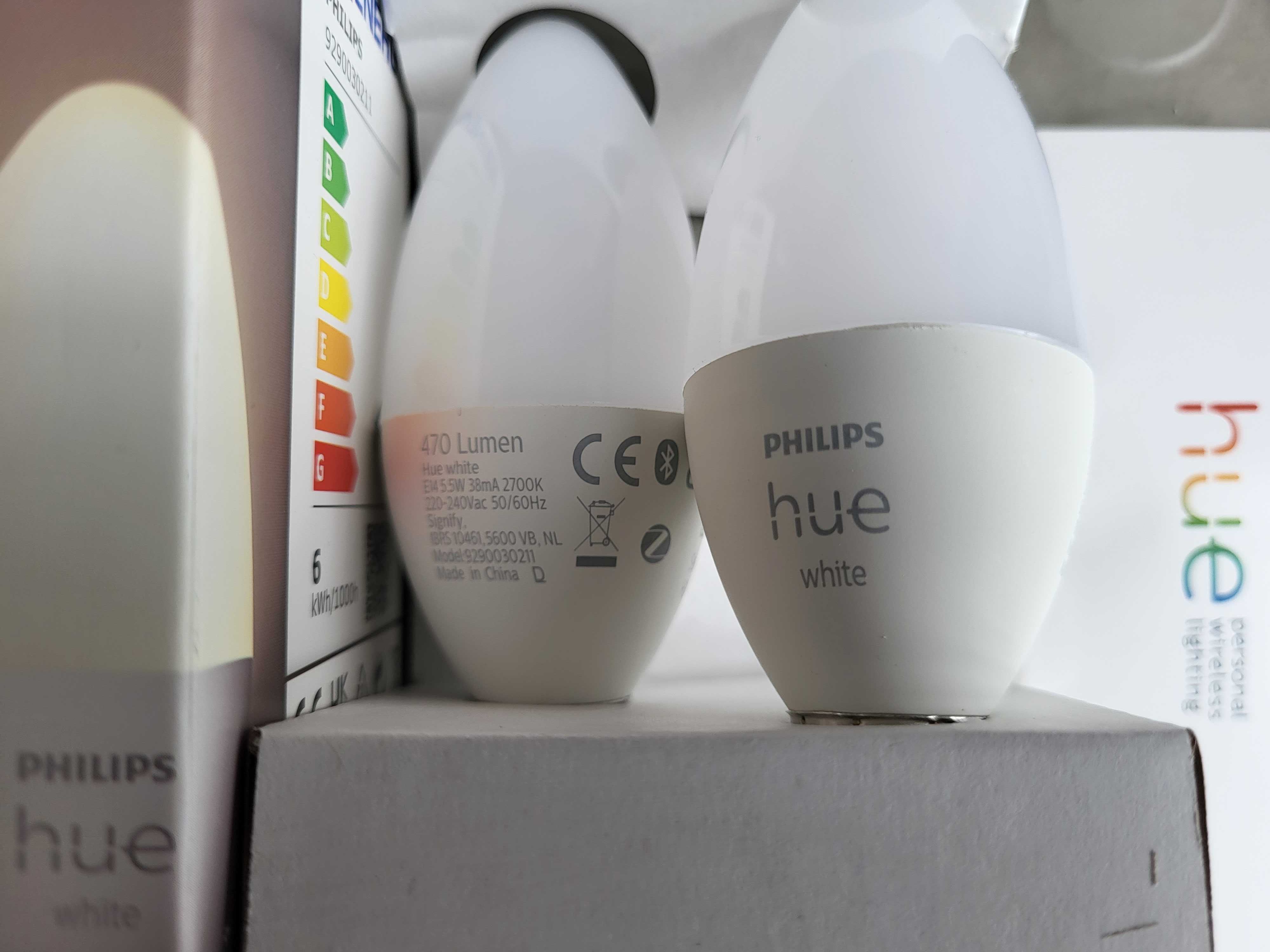 Philips Hue White żarówki E14 5,5W 470l zestaw 2 szt