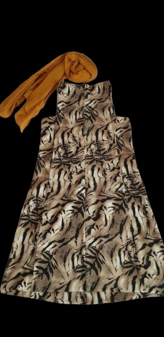 Vestido  Zara de verão animal print