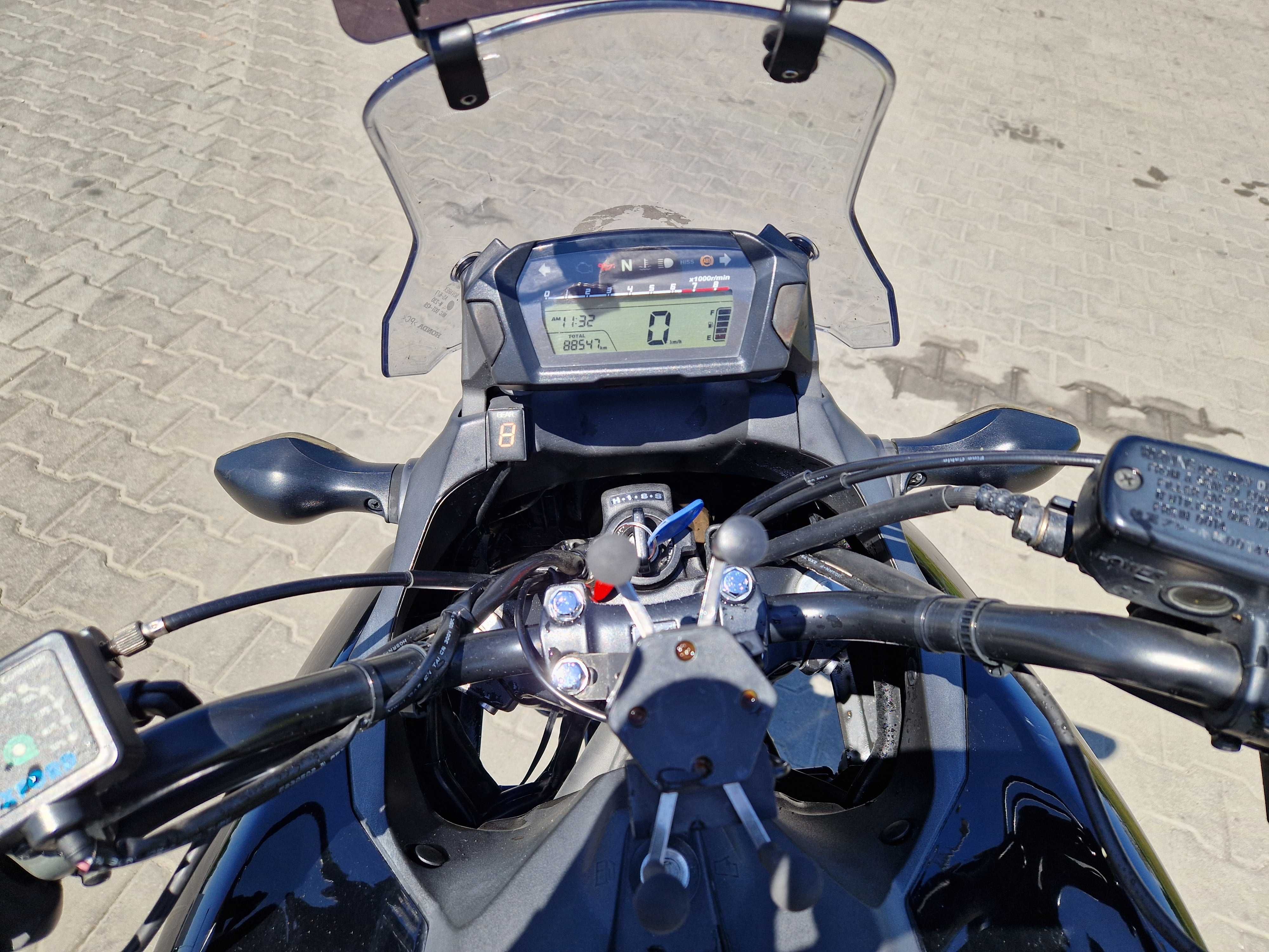 Honda NC700X NC750X manual 2012r A2 nowe opony , napęd kufer, gmole