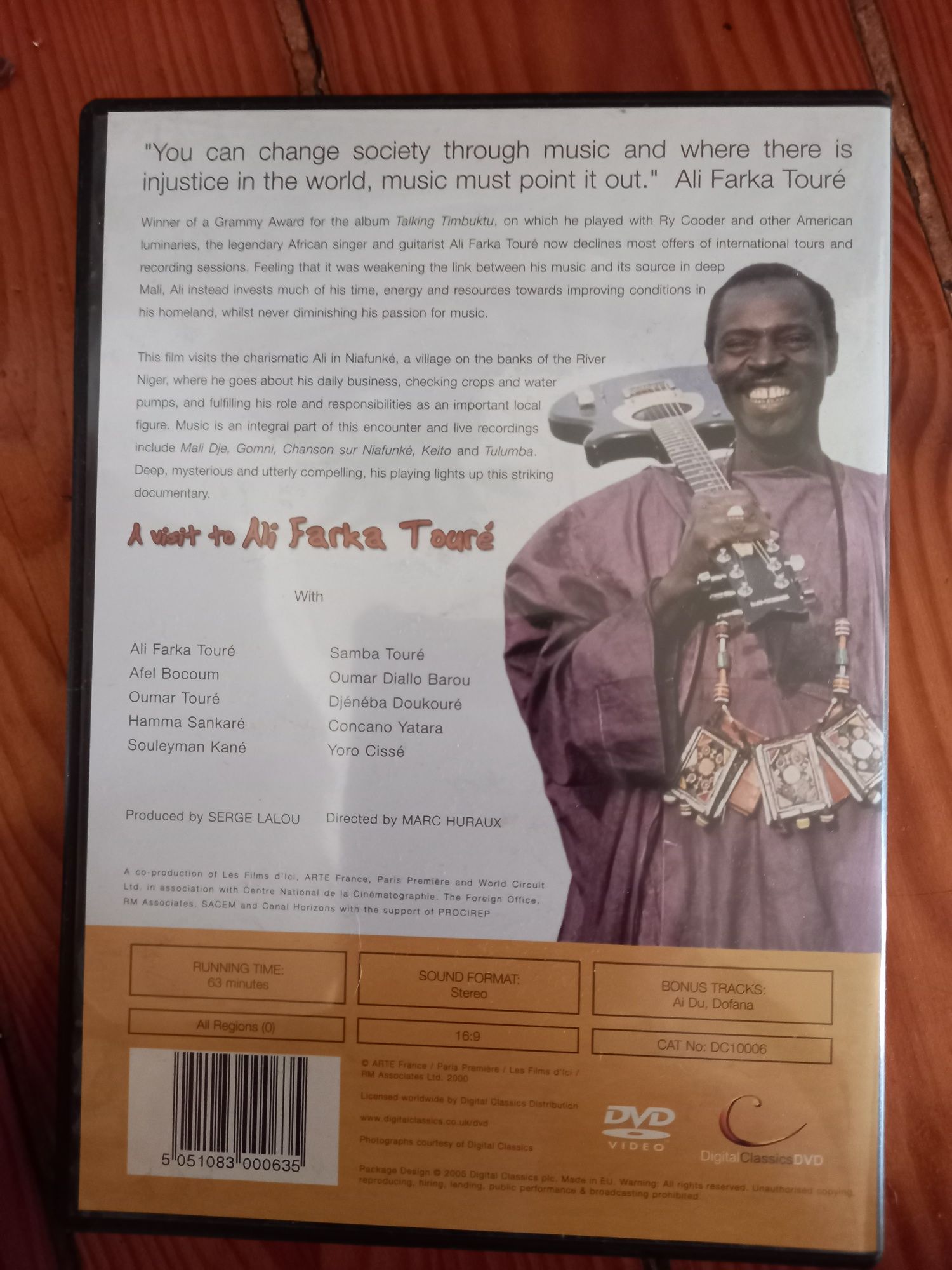 Dvd a Visit to Ali Farka Touré