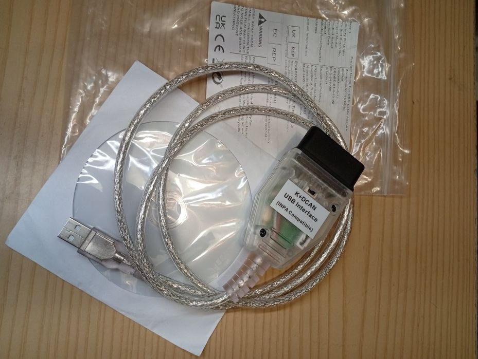 Діагностичний шнур сканер адаптер K-DCAN line INPA для BMW