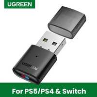 Ugreen USB Блютуз 5.0 передатчик для ПК Nintendo PS4 PS5 адаптер