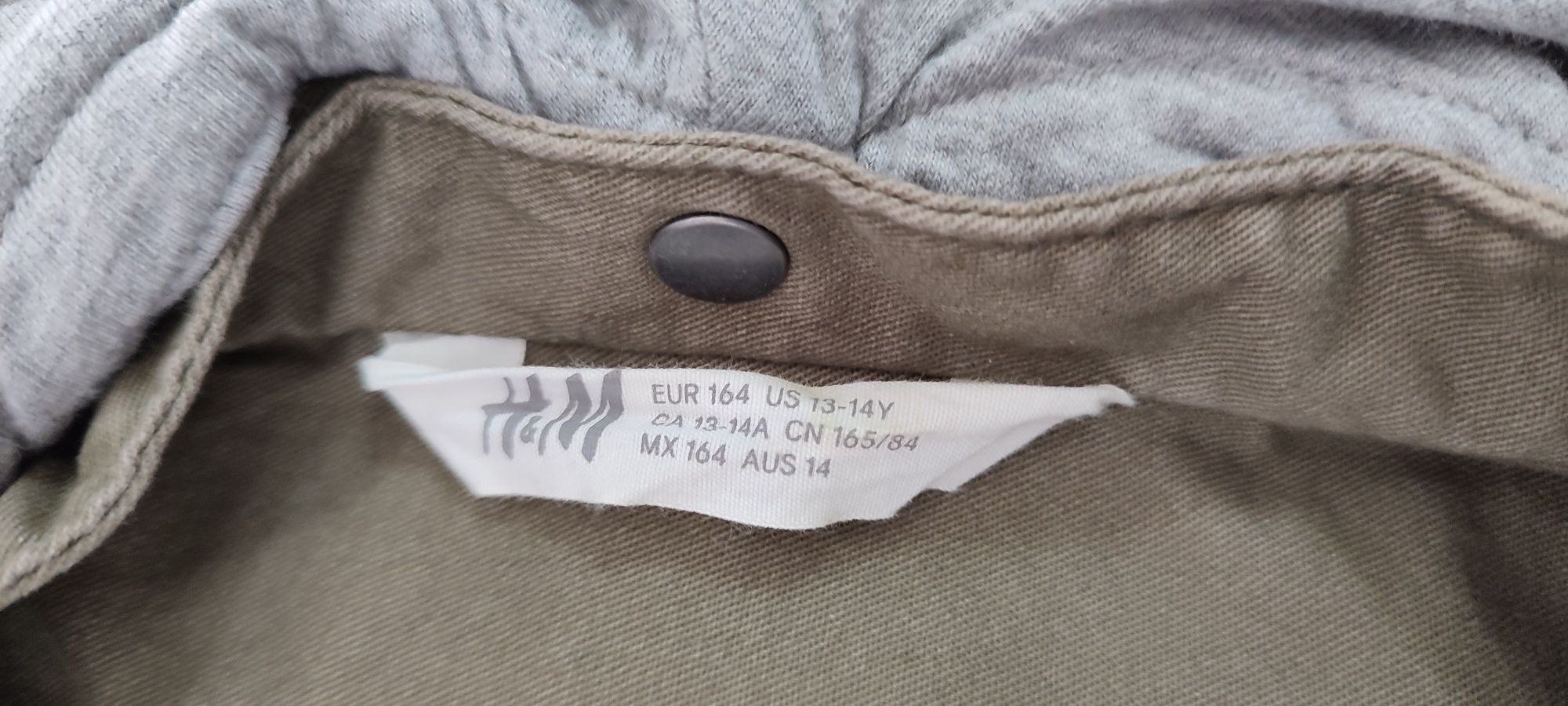 Koszula wojskowa, bluza militarna dla chłopca, H&M, rozm. 164