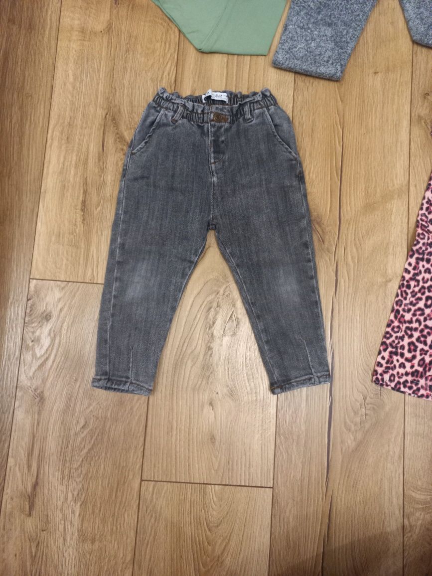 Spodnie r.92 jeansy zara