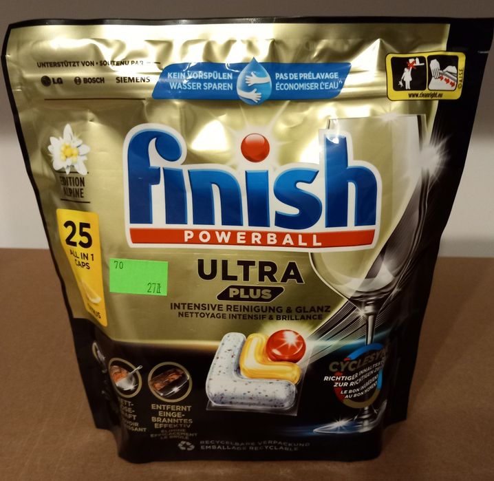 Finish kapsułki do zmywarki 25szt