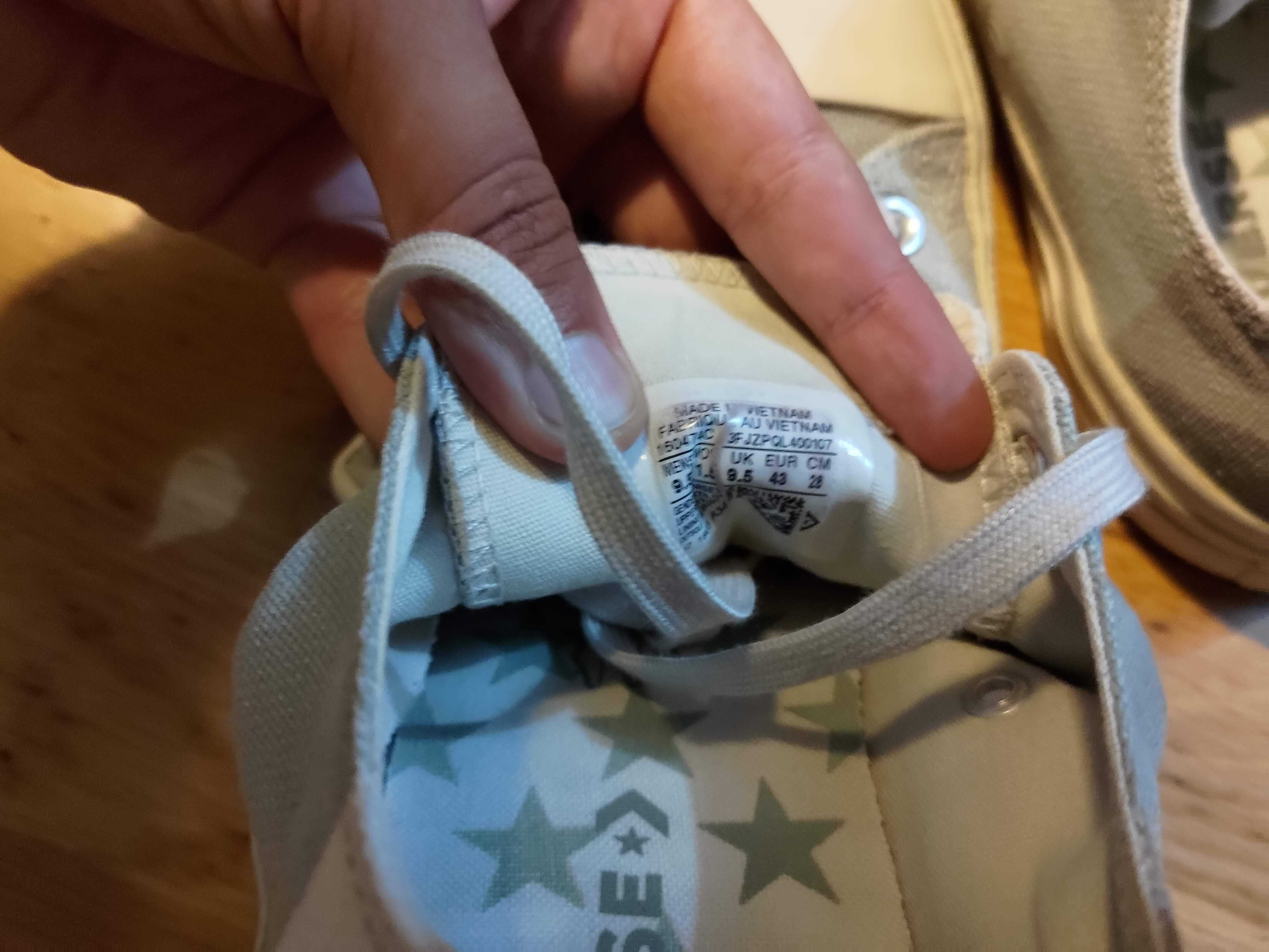 Converse All-Star Edição Especial: Verde Água, Tamanho: 43