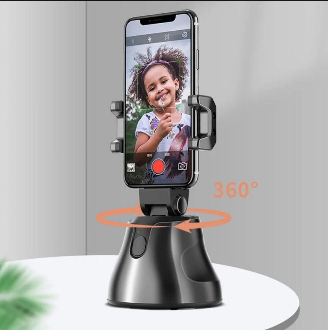 Смарт-штатив подставка для телефона (360 градусов) с датчиком движения