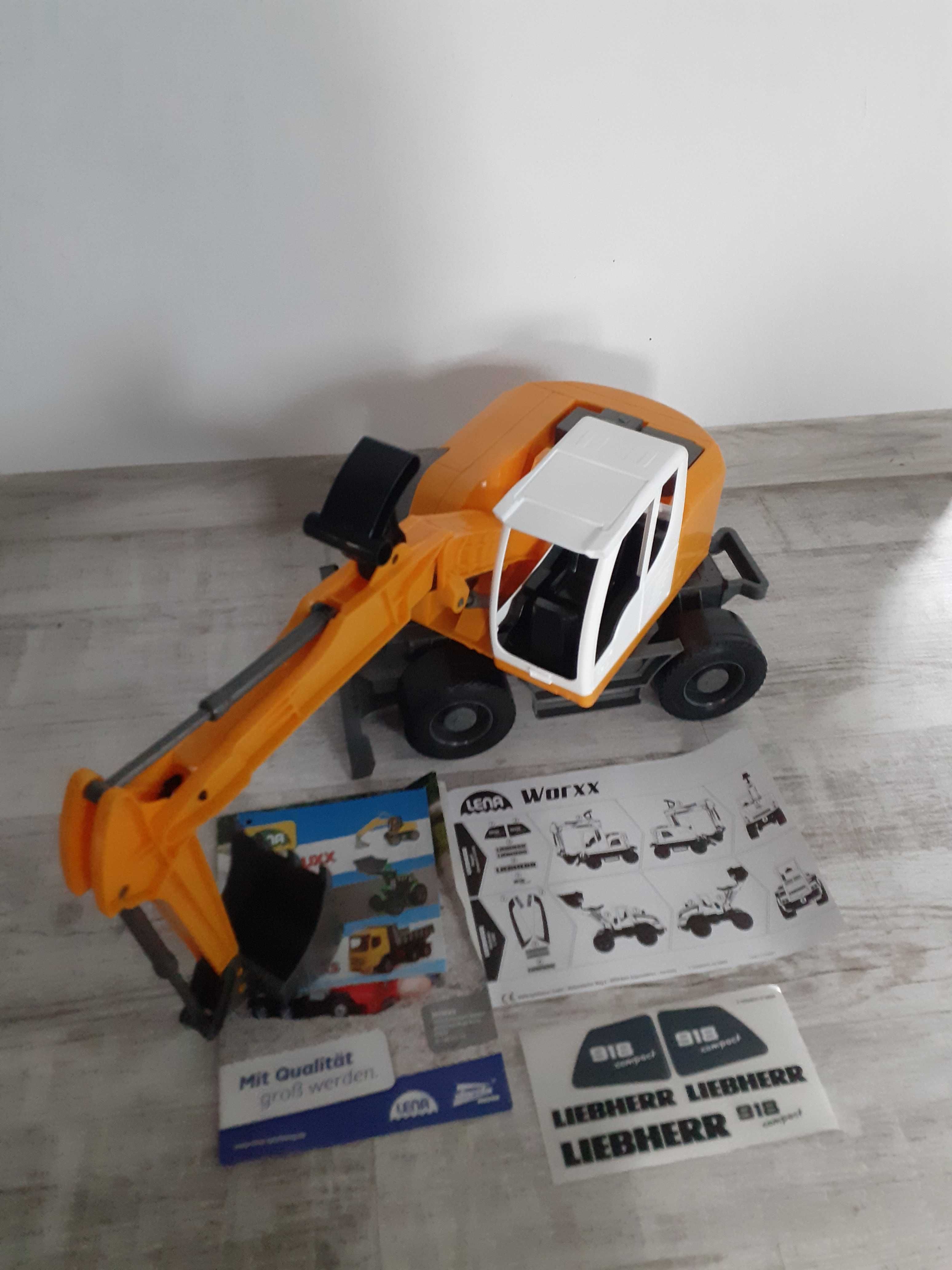 Lena Worxx Koparka Pojazd Budowlany Liebherr 48 Cm