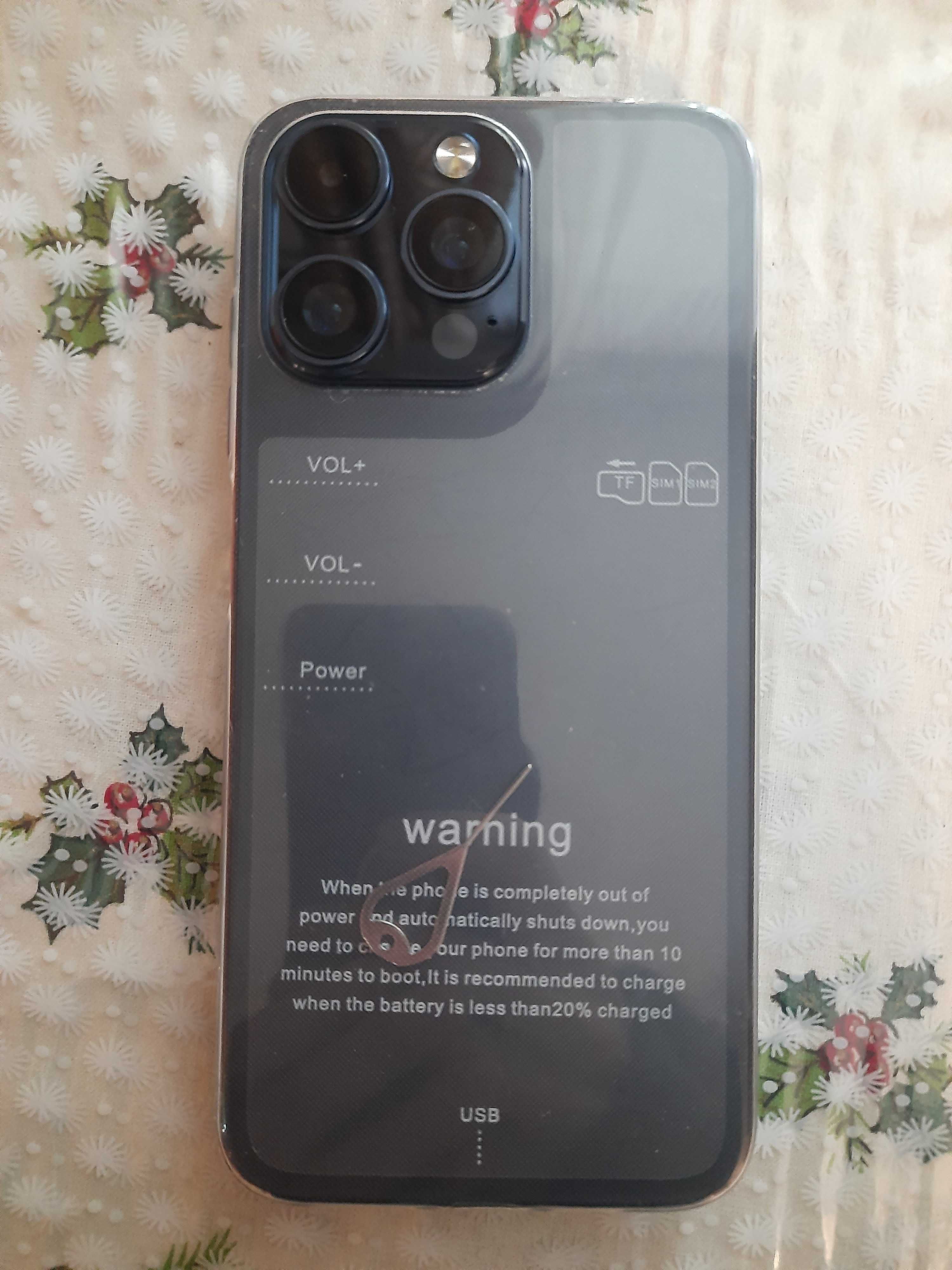 смартфон i16 Pro max Global версія 6,8 дюйма HD Android14