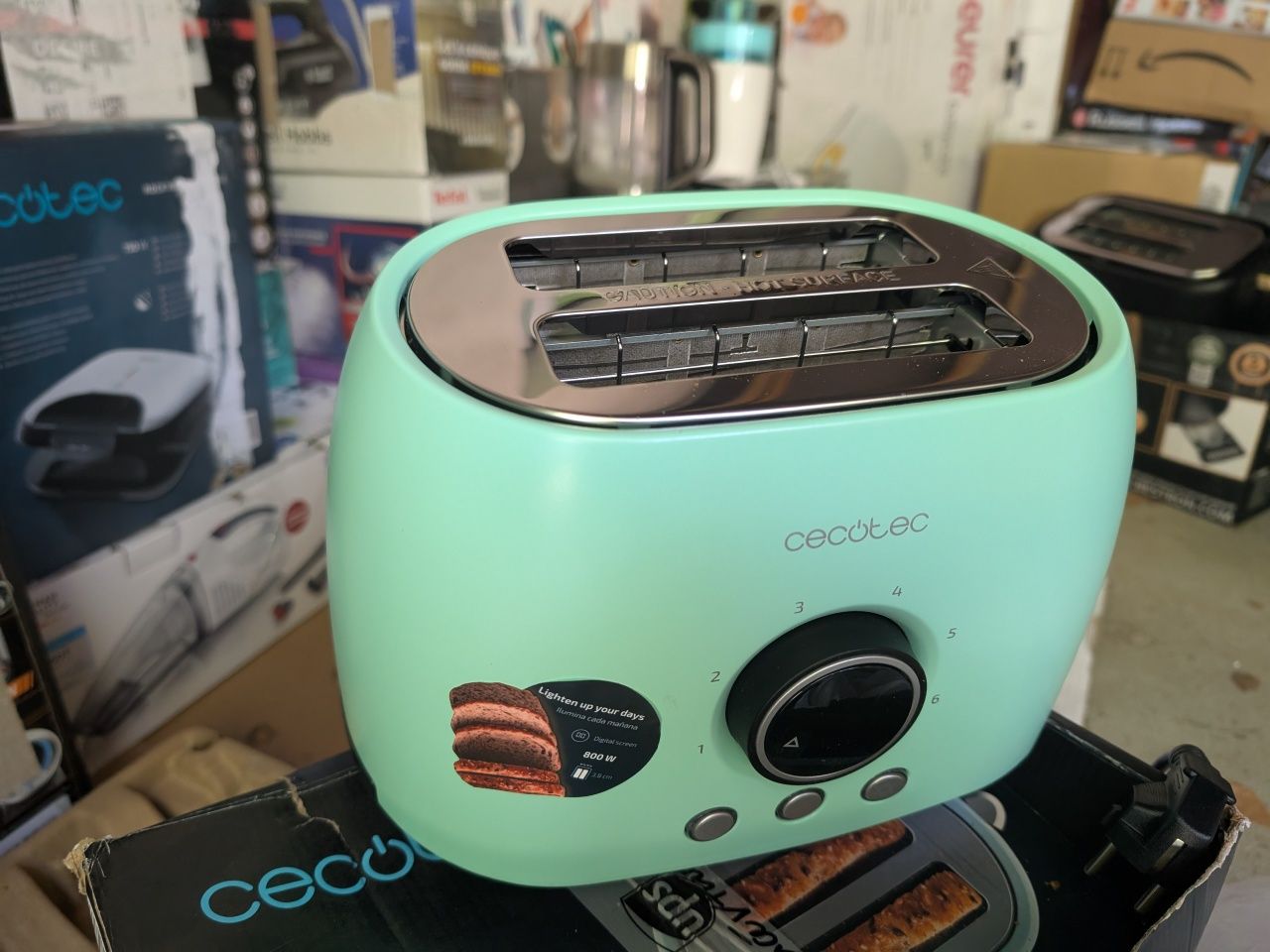Toster retro Cecotec 800w