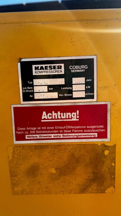 Kompresor śrubowy sprężarka Kaeser sk19