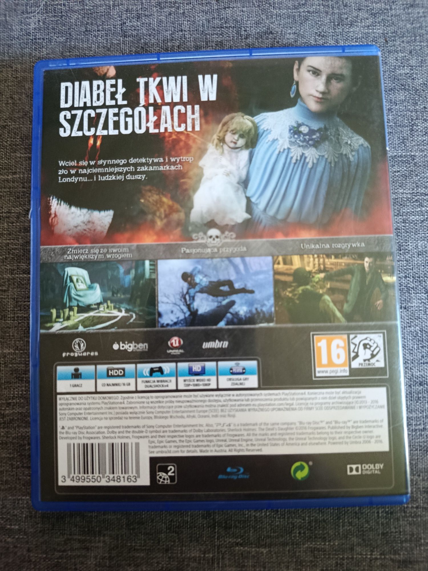 Sherlock Holmes PS4 wersja PL napisy