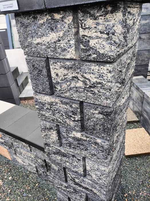 Taboret ławka siedzisko pustak beton ogrodzenie płyta tarasowa ogród