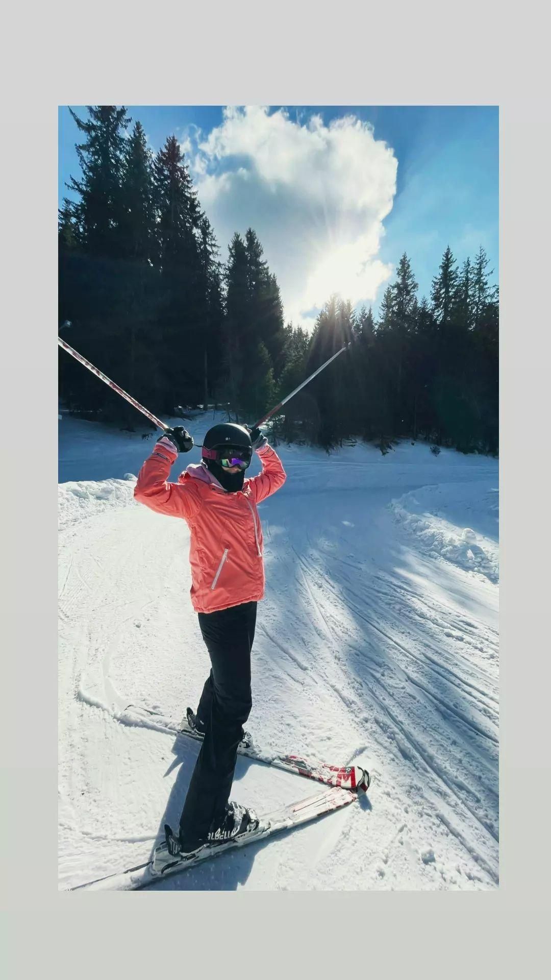 Kurtka zimowa narciarska 4f różowa