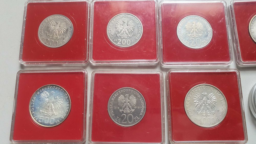 moneta próba prl  - 13 szt